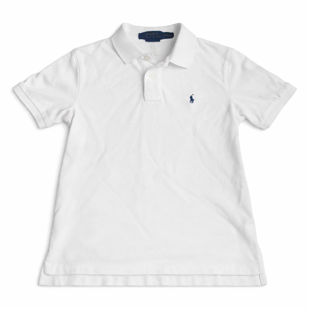 Polo Ralph Lauren Boys White Polo Shirt Size M (10/12)